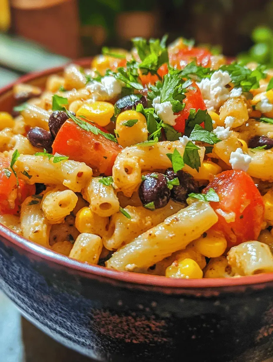 Zesty Mexican Macaroni Salad: A Flavorful and Nutritious Summer Delight