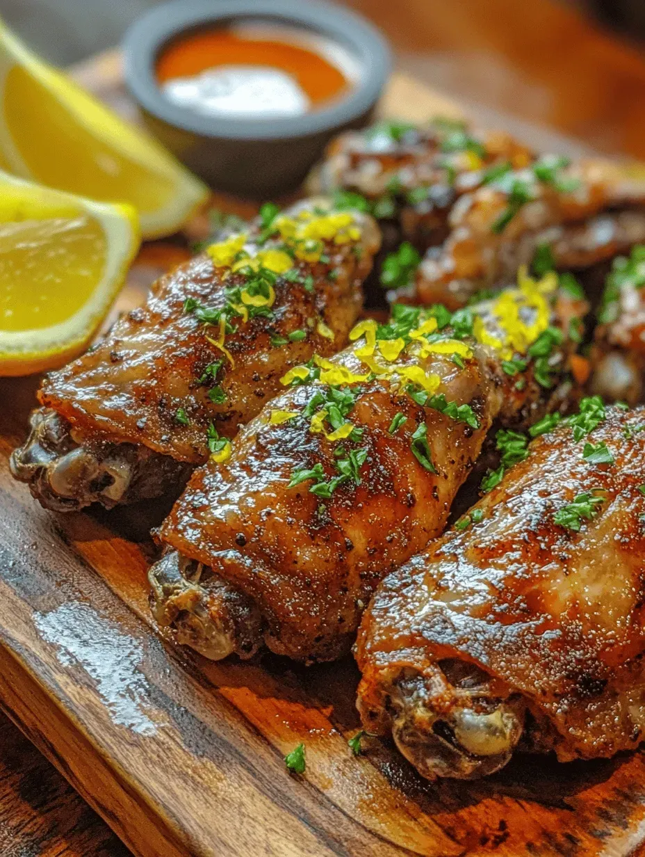 Zesty Lemon Pepper Chicken Wings: A Flavorful Twist on a Classic Favorite