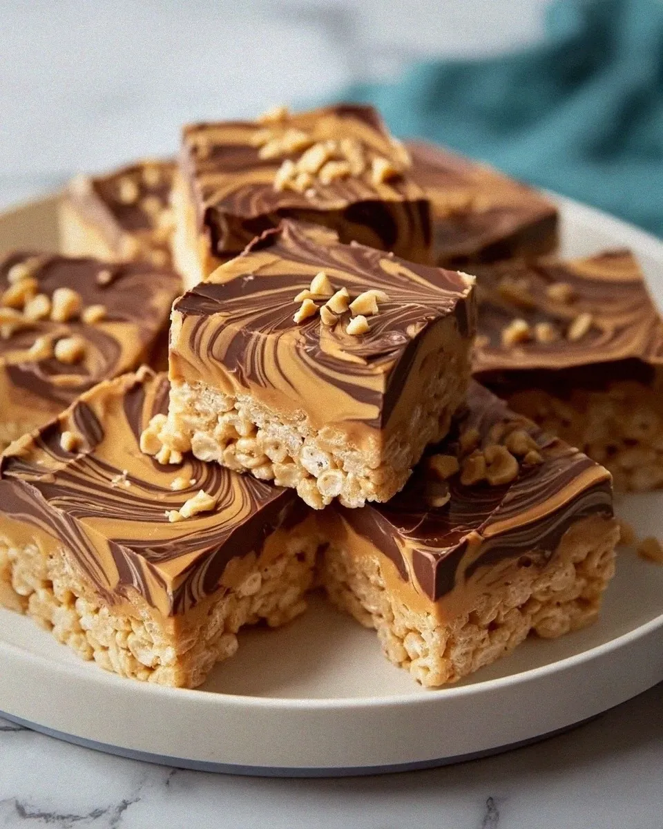 Chewy Peanut Butter Rice Krispie Treats: Quick Recipe!