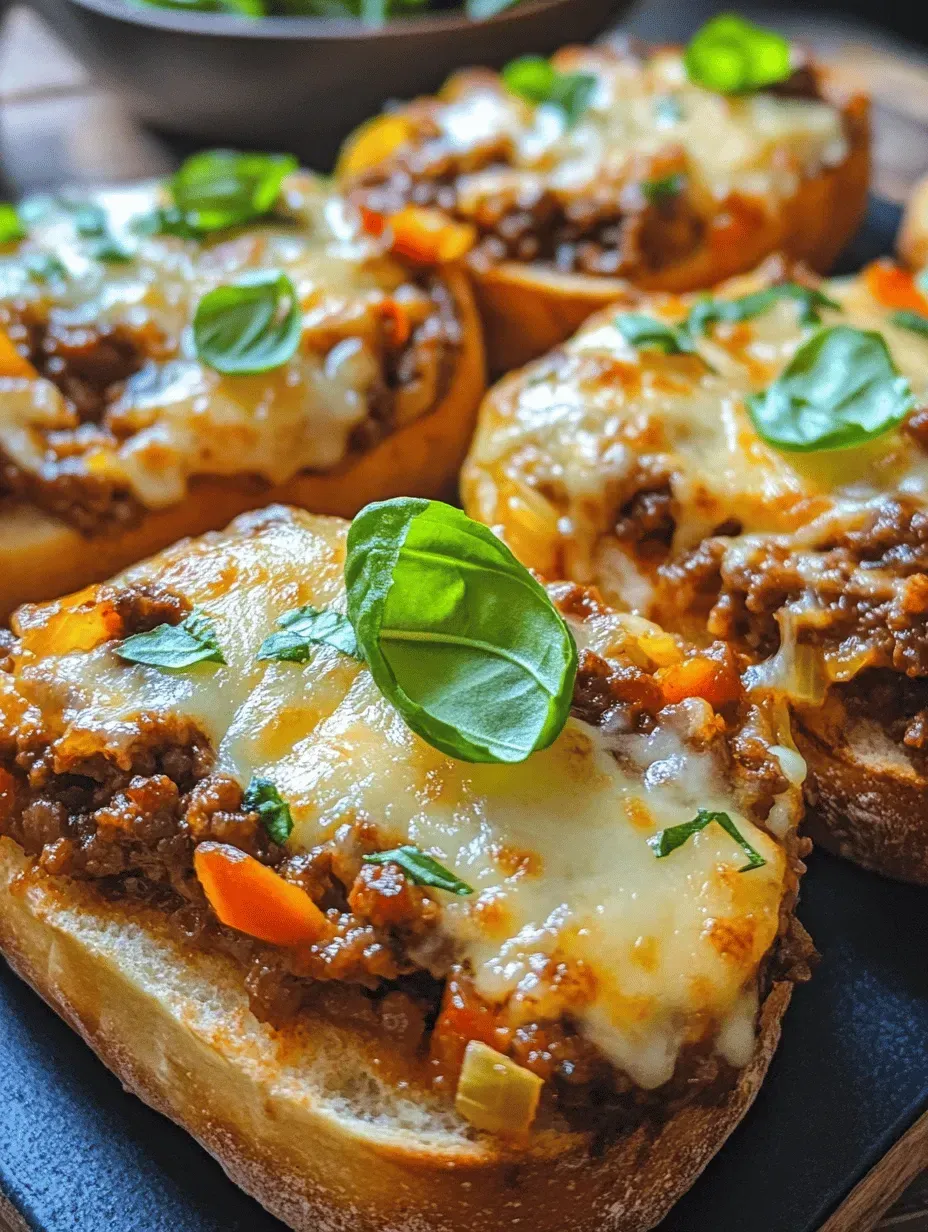 Italian Garlic Bread Sloppy Joes: A Delicious Twist on a Classic Recipe