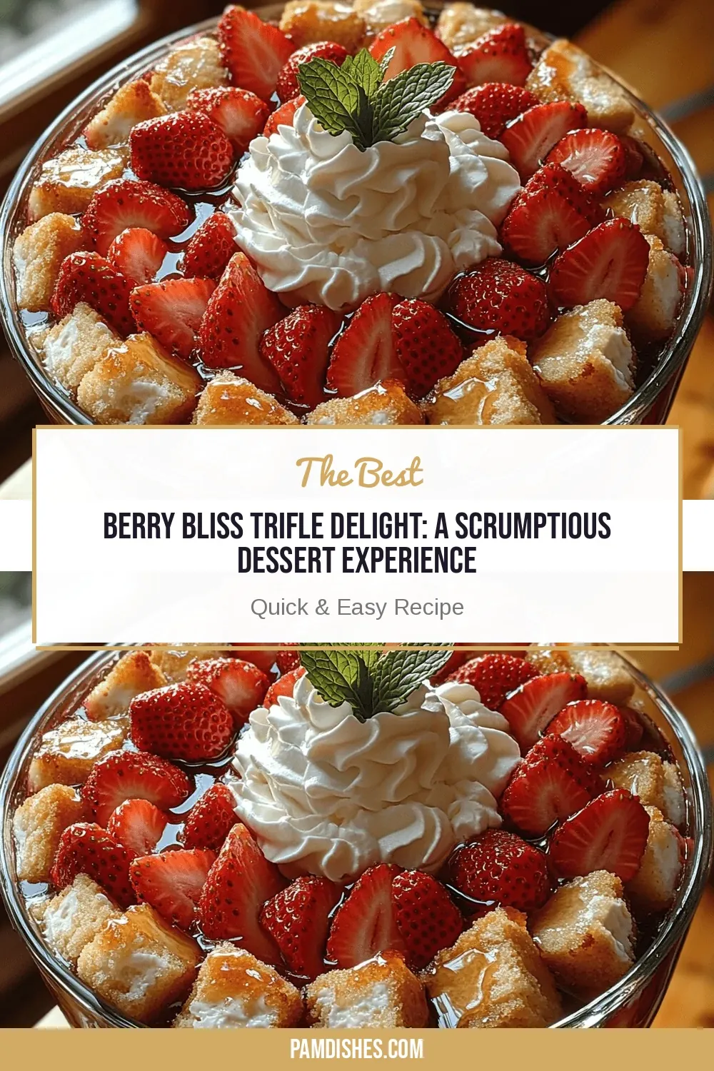 Berry Bliss Trifle Delight: A Scrumptious Dessert Experience