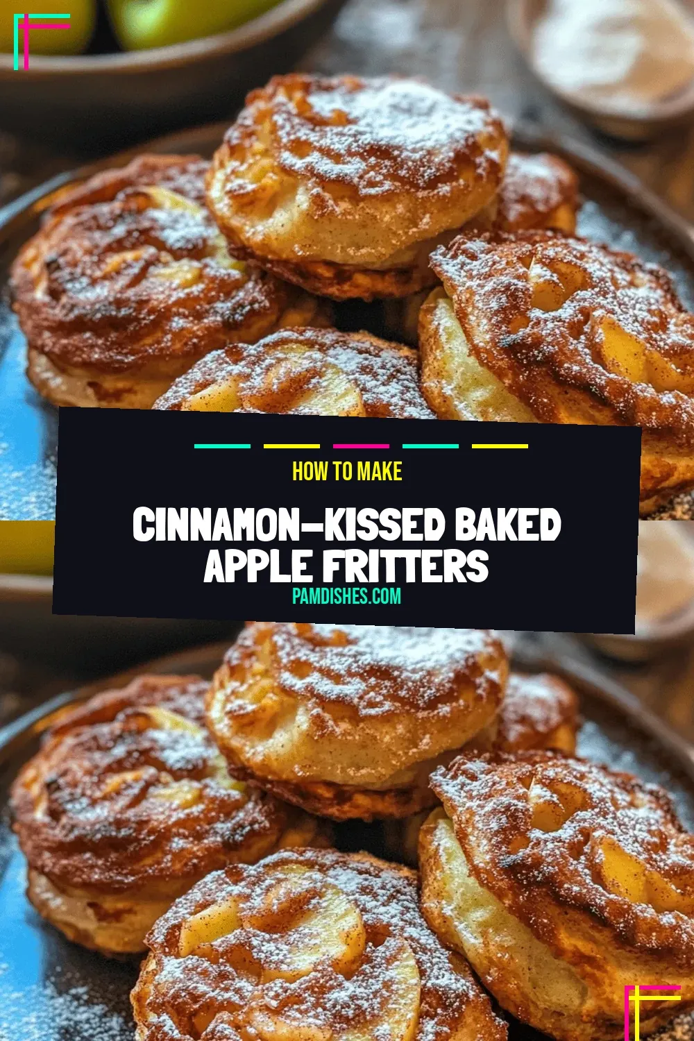 Cinnamon-Kissed Baked Apple Fritters