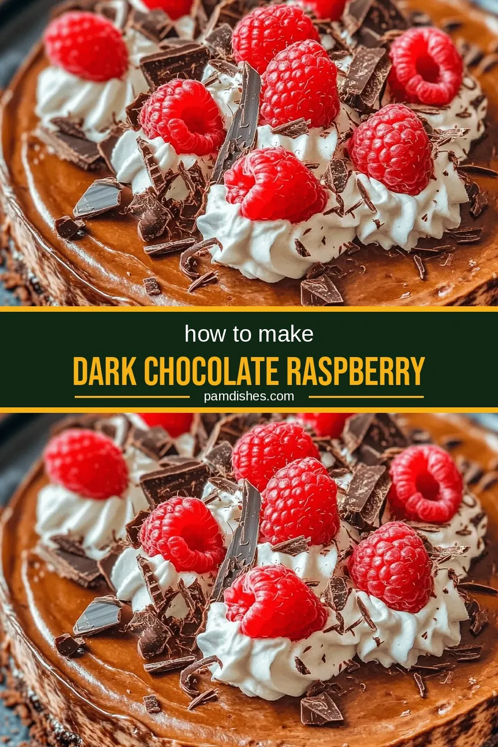 Dark Chocolate Raspberry Cheesecake Recipe
