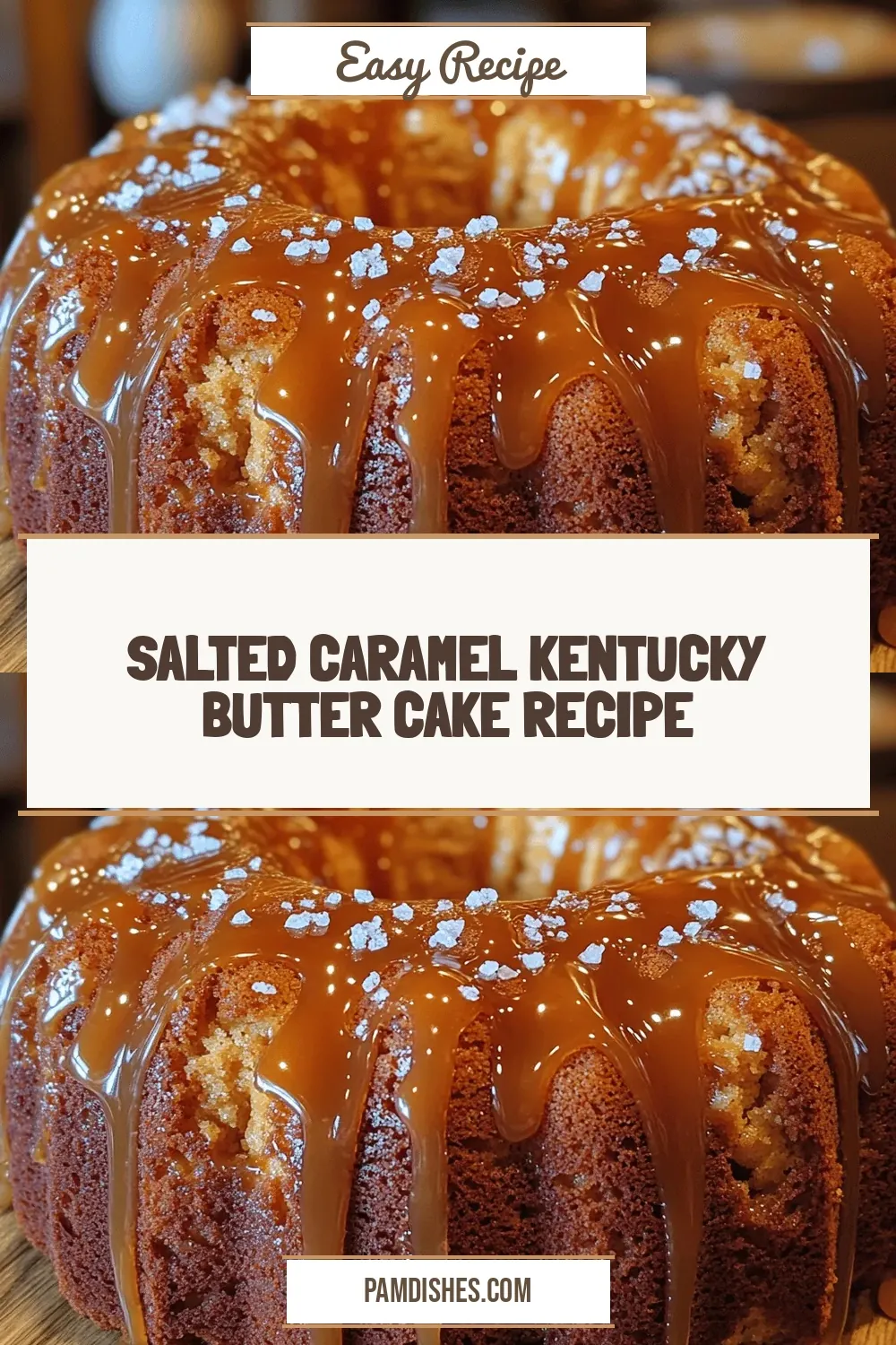 Salted Caramel Kentucky Butter Cake Recipe