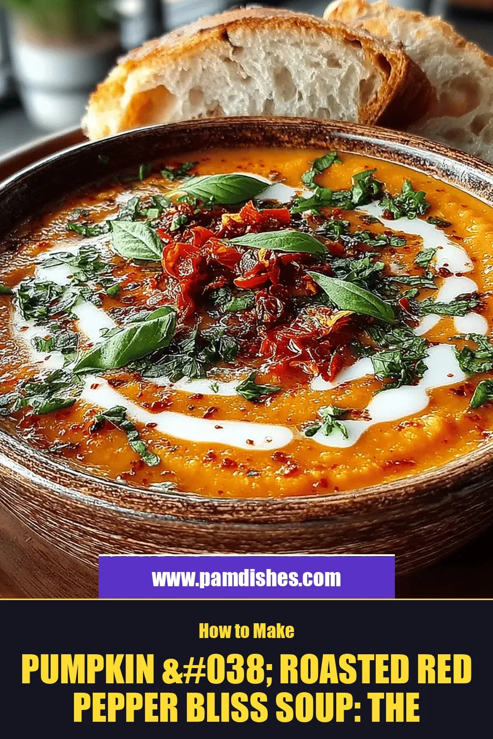 Pumpkin & Roasted Red Pepper Bliss Soup: The Perfect Comfort Dish