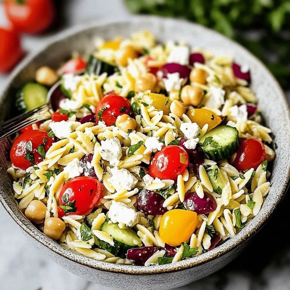 Delicious Greek Orzo Salad: A Bright and Easy Delight