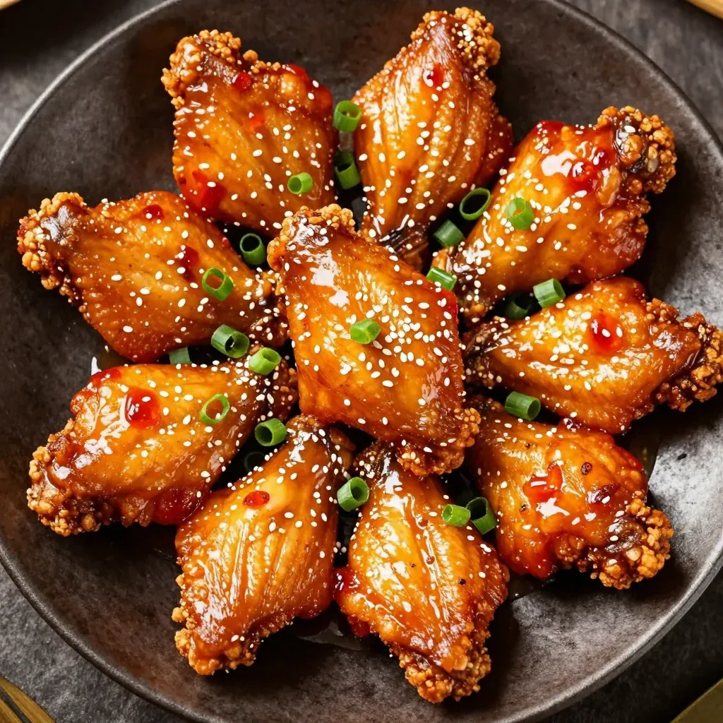 Spicy Honey Sriracha Chicken Wings for Party