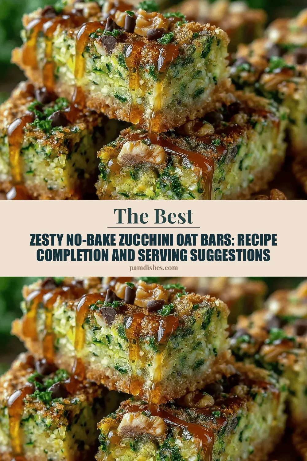 Zesty No-Bake Zucchini Oat Bars: Recipe Completion and Serving Suggestions