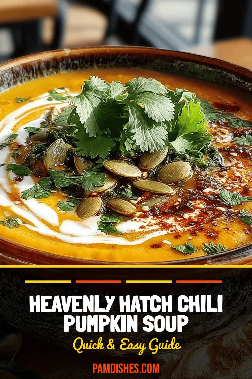 Heavenly Hatch Chili Pumpkin Soup