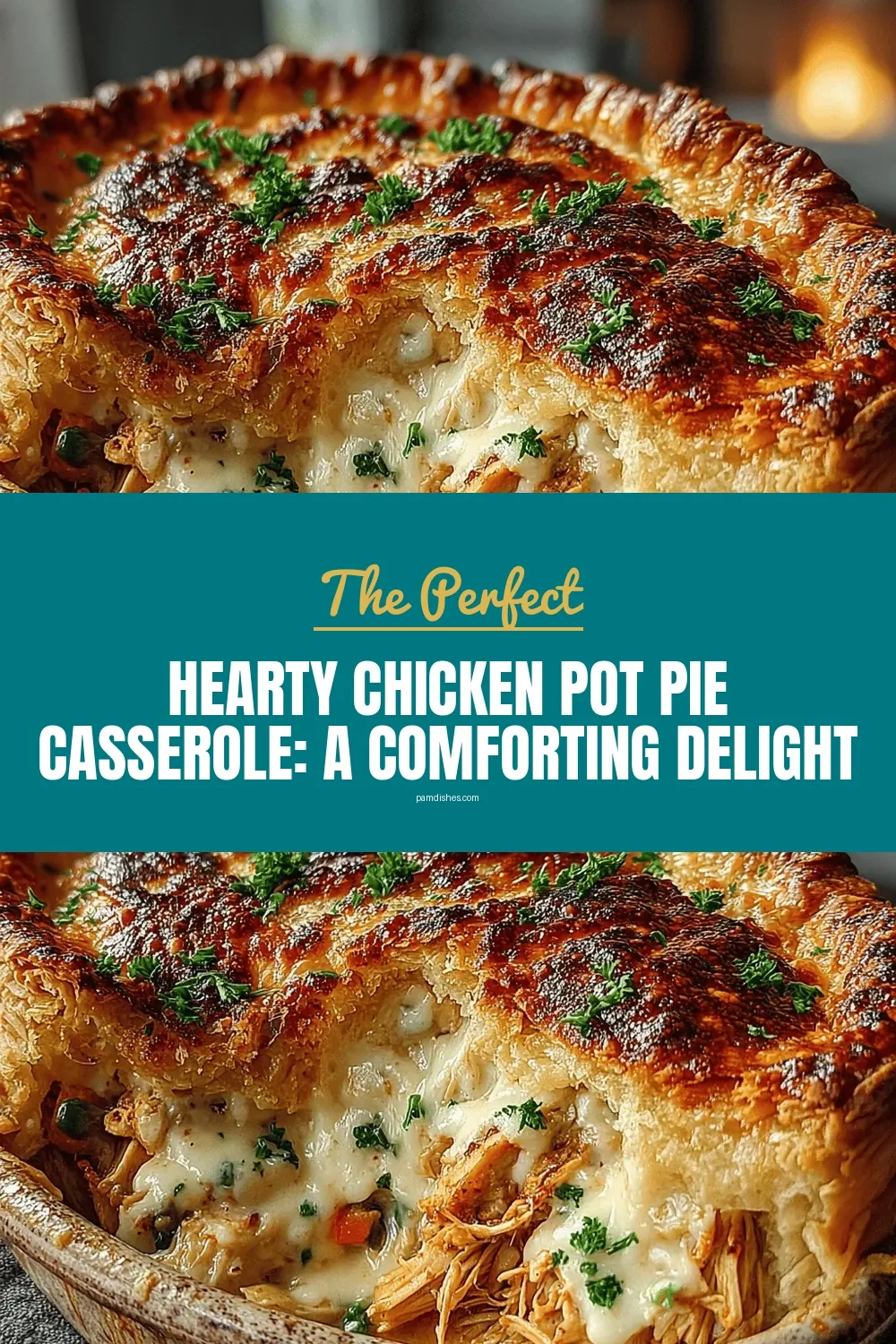 Hearty Chicken Pot Pie Casserole: A Comforting Delight