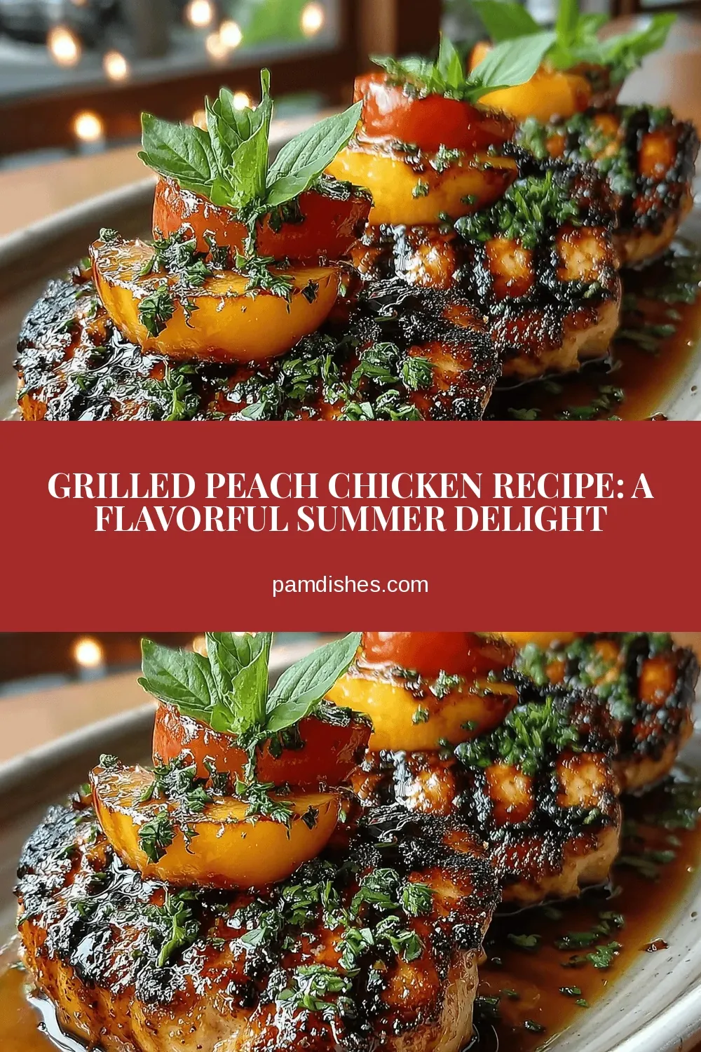 Grilled Peach Chicken Recipe: A Flavorful Summer Delight