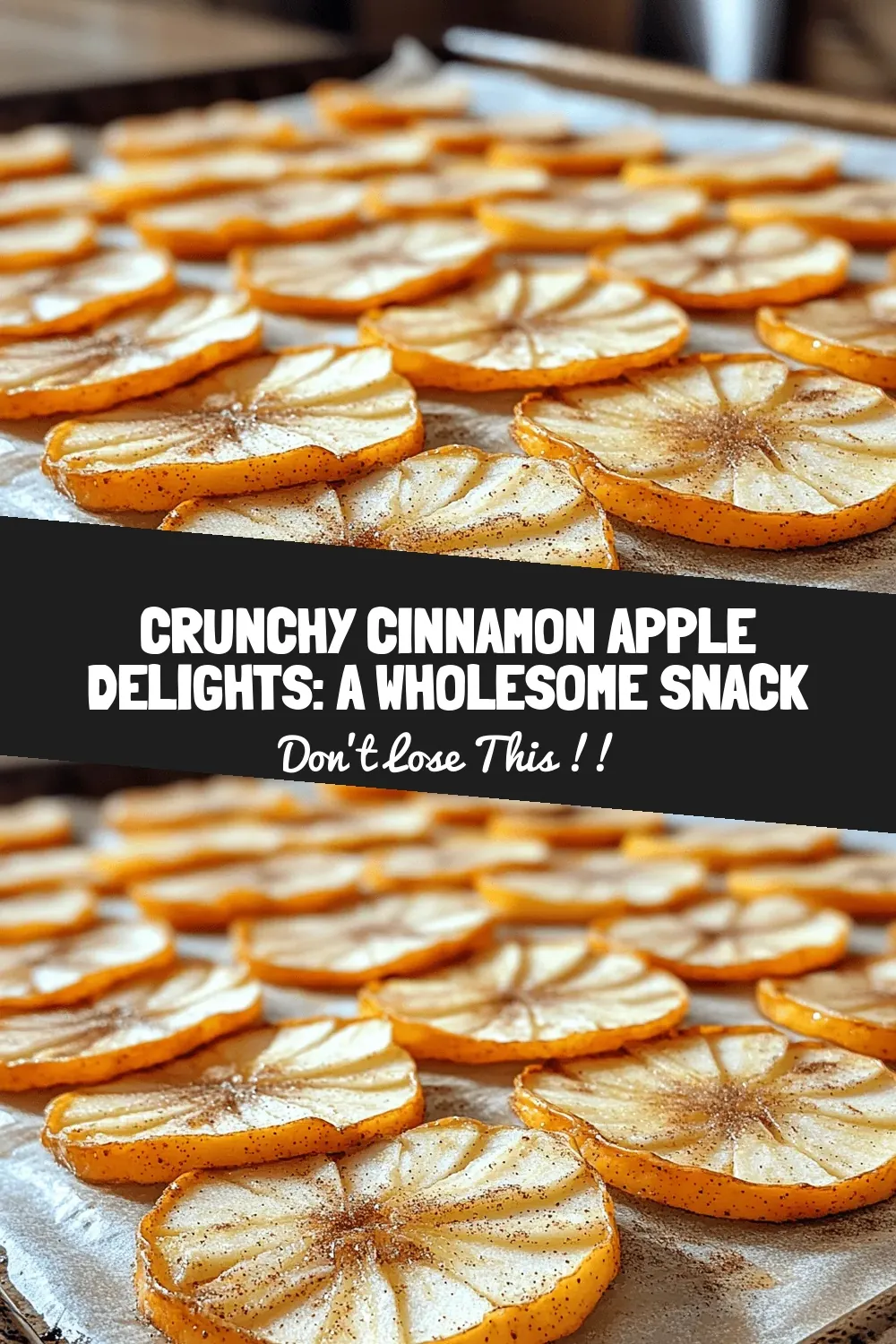 Crunchy Cinnamon Apple Delights: A Wholesome Snack Recipe