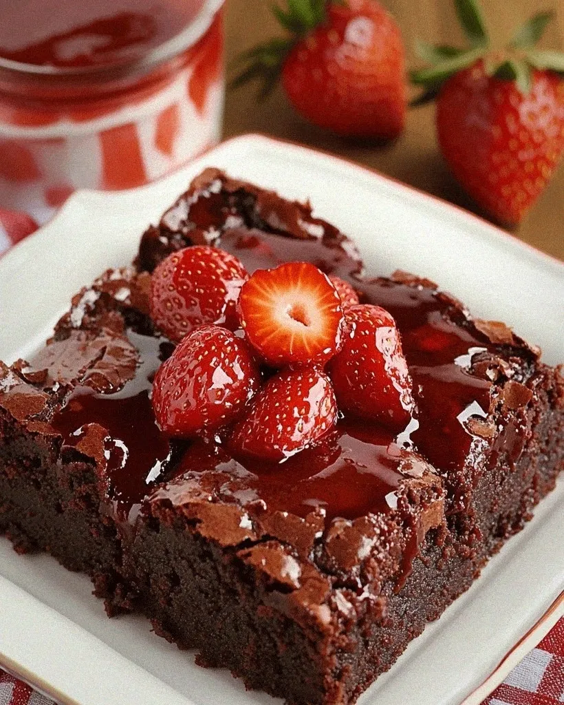 Strawberry Brownie Recipe: Easy, Delicious & Fudgy Treat