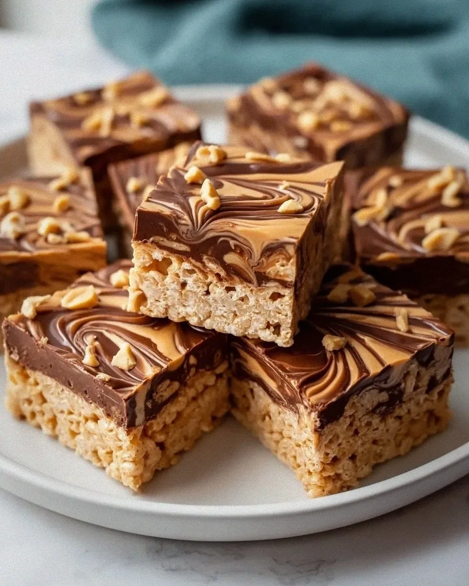 Chewy Peanut Butter Rice Krispie Treats: Quick Recipe!