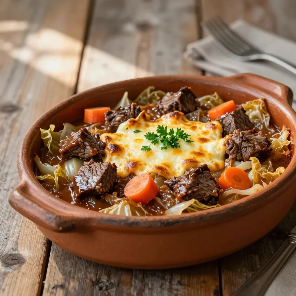 hearty beef and cabbage casserole for easy postholiday dinners