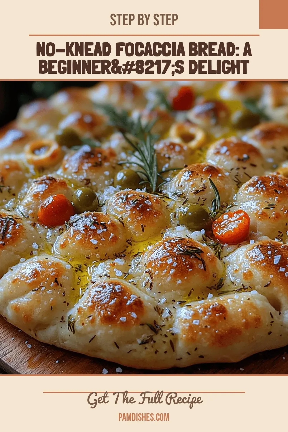 No-Knead Focaccia Bread: A Beginner’s Delight