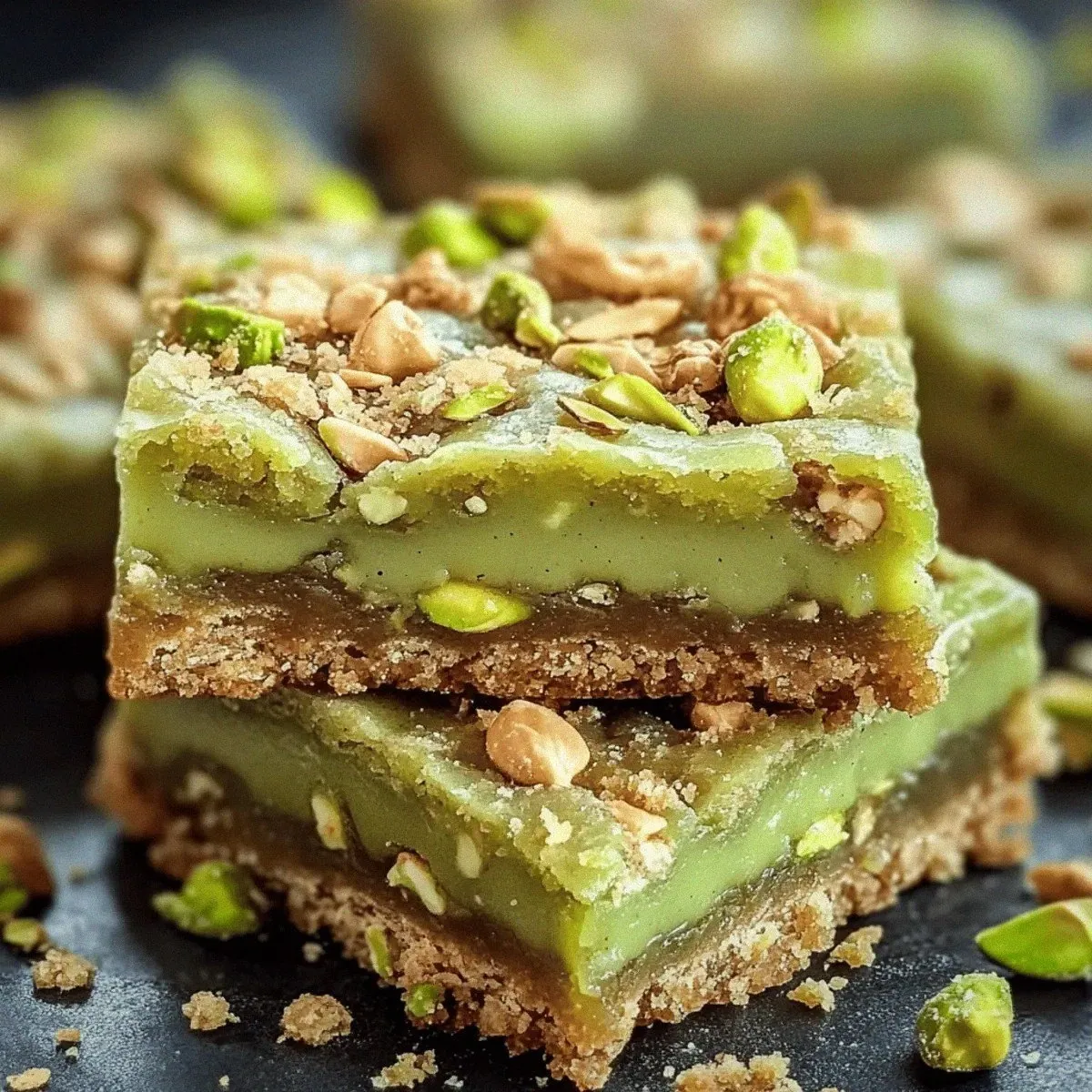Pistachio Dream Cookie Bars for Chewy Nutty Bliss