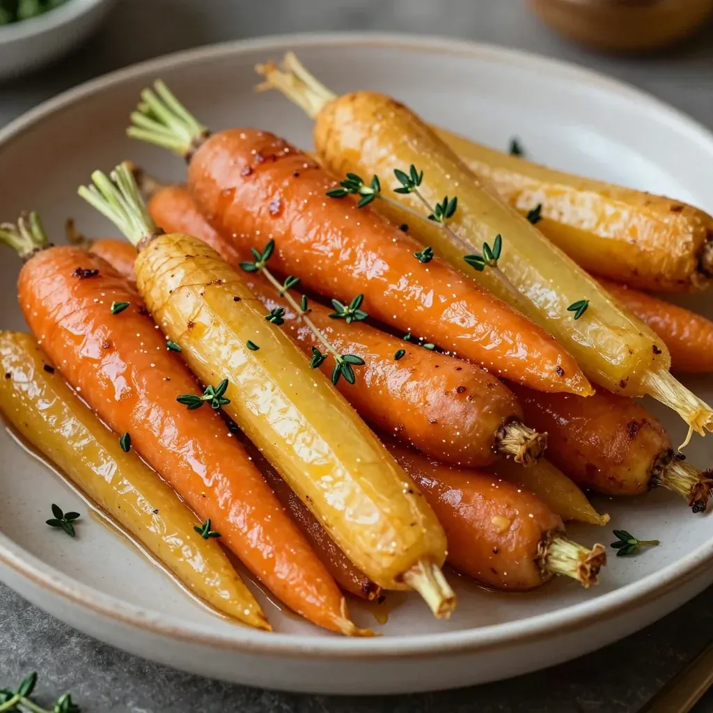 maple glazed root vegetables with fresh thyme for cozy family suppers