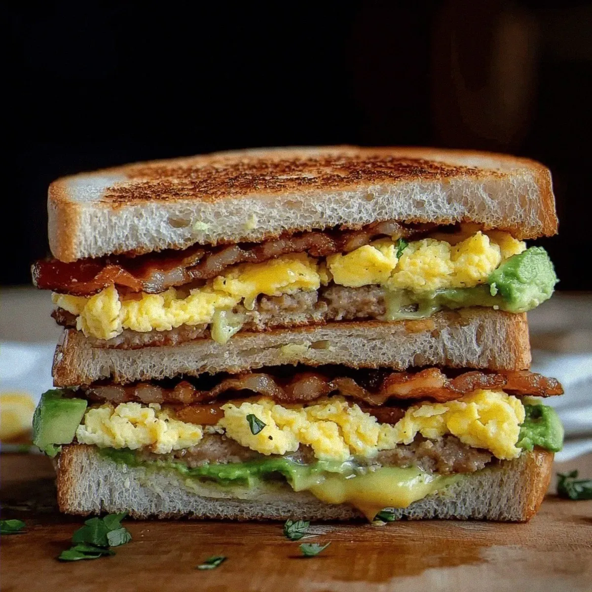 Irresistible Breakfast Club Sandwich for Cozy Mornings