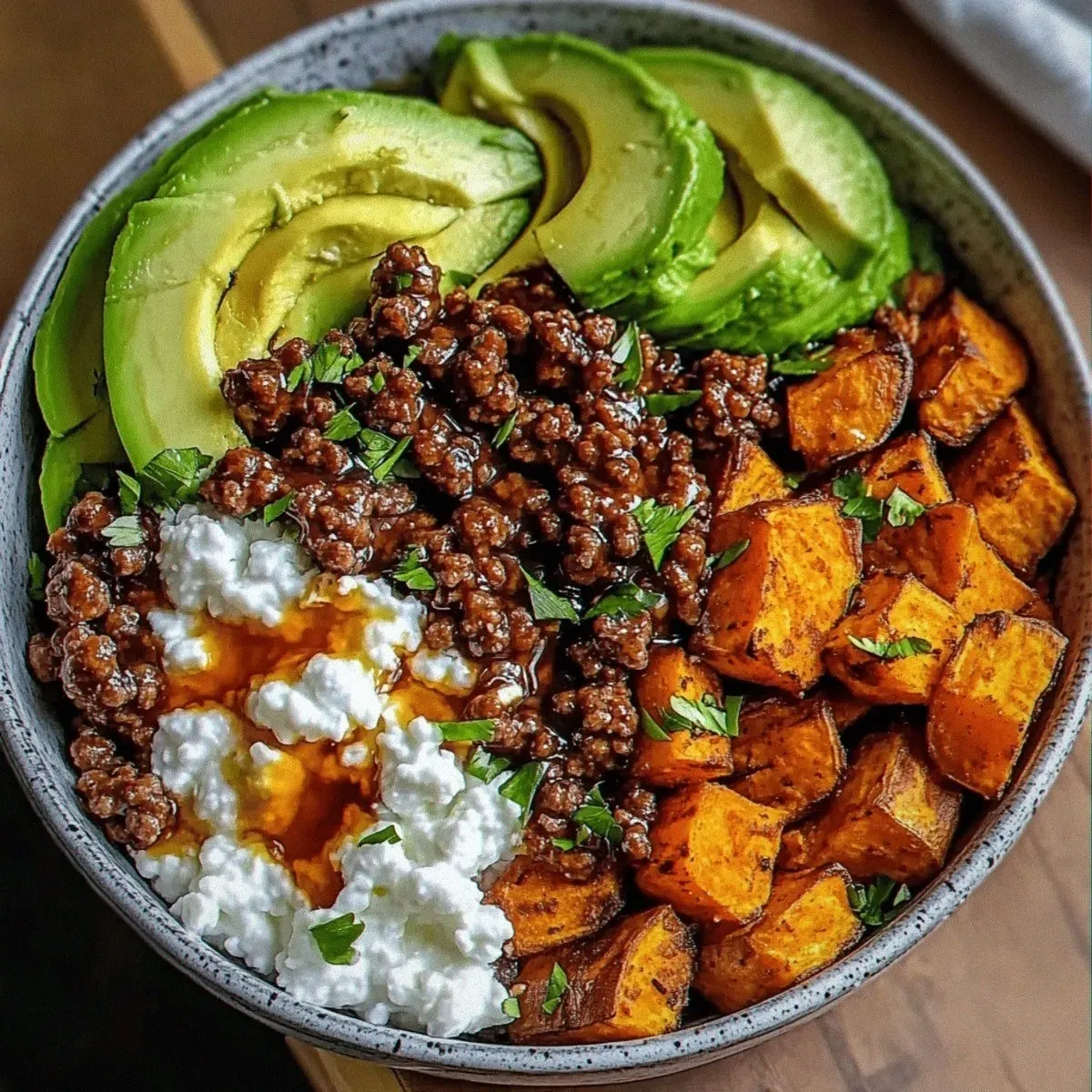 Ground Beef Hot Honey Bowl: Sweet, Spicy, and Satisfying!