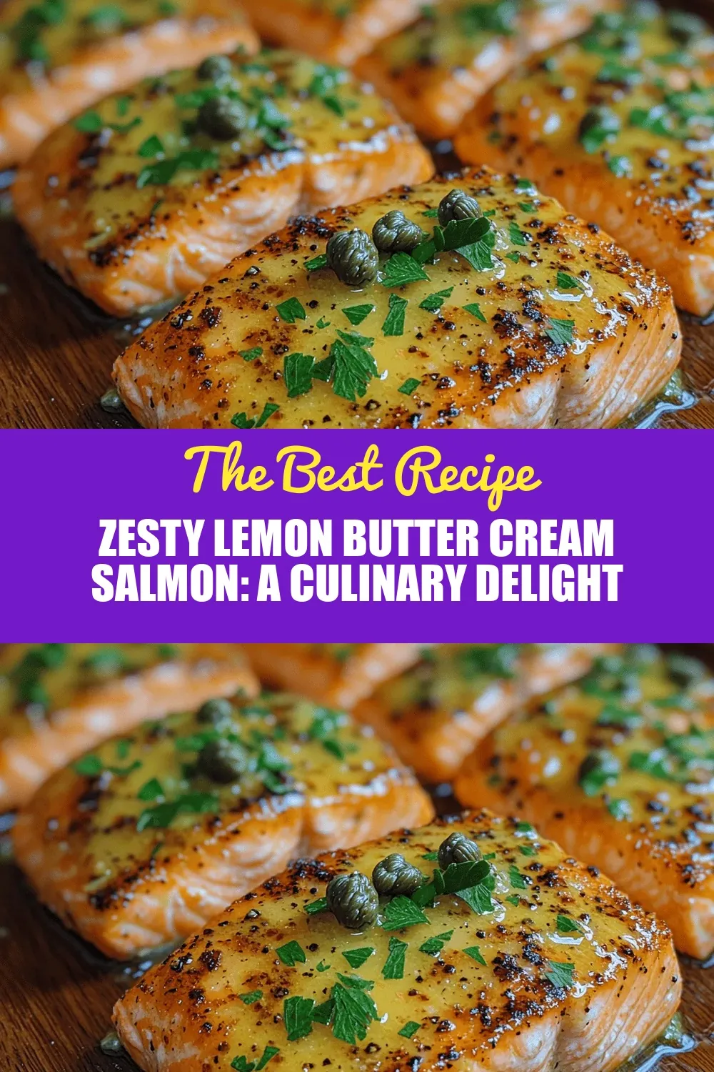 Zesty Lemon Butter Cream Salmon: A Culinary Delight