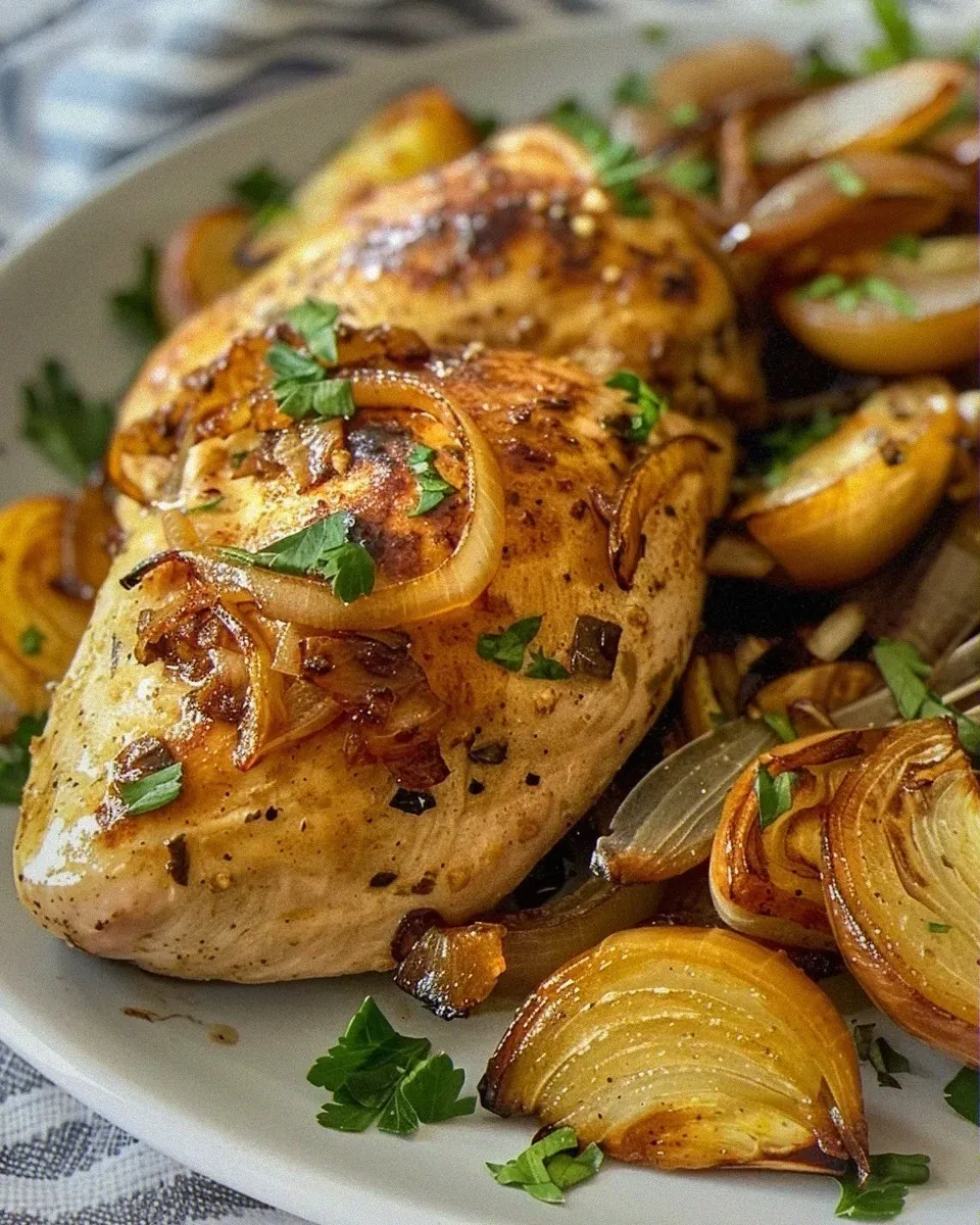 chicken breast air fryer recipes with Caramelized Onions