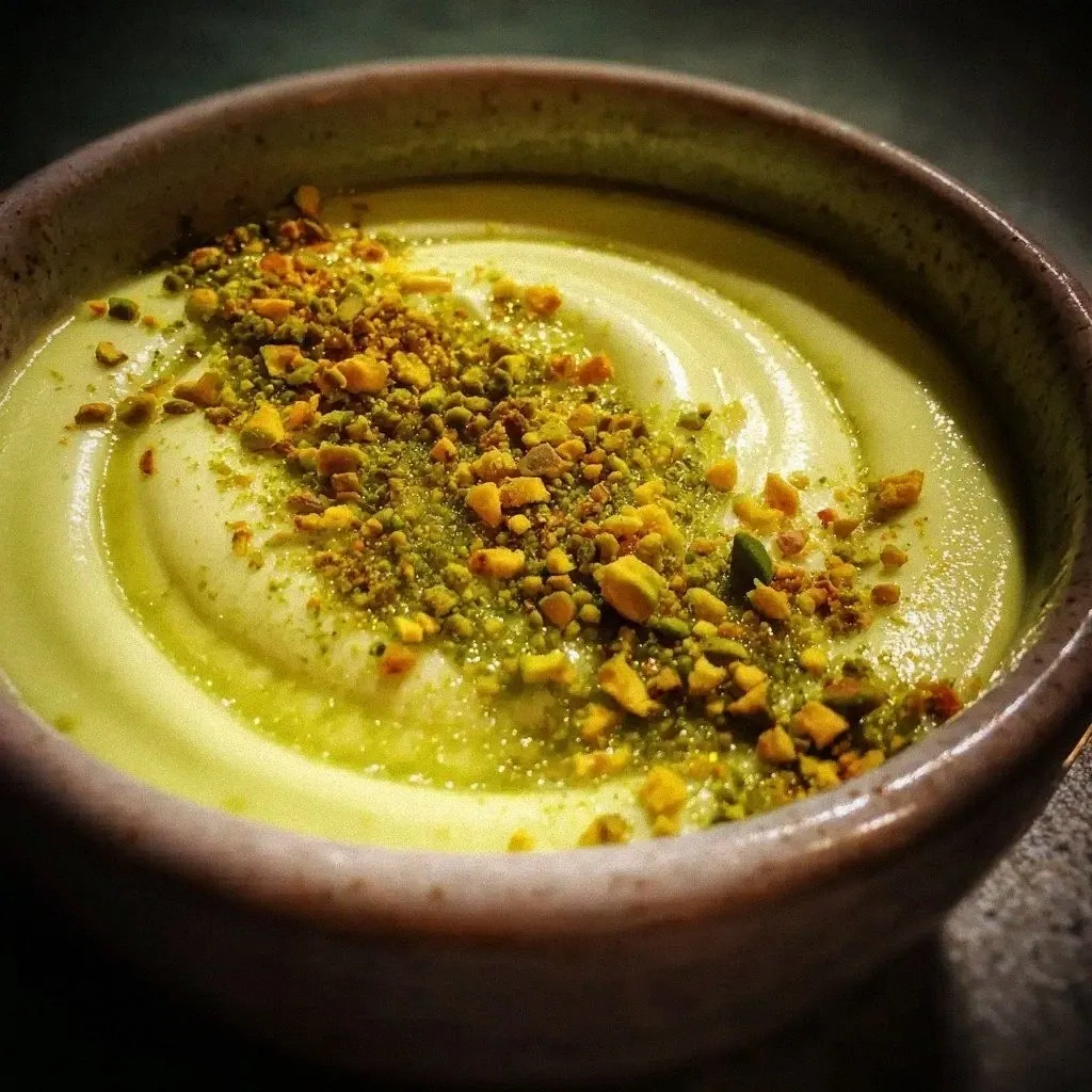 Pistachio White Chocolate Pudding
