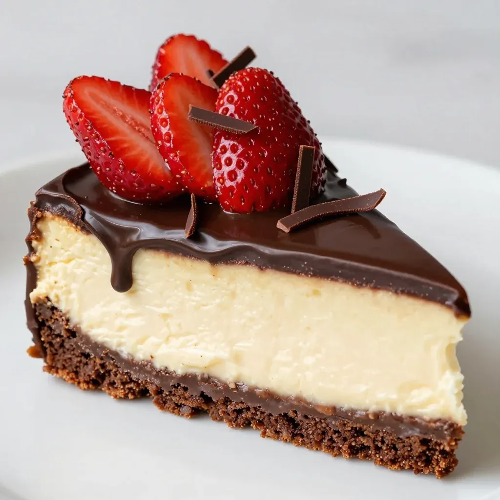 Decadent Chocolate Covered Strawberry Cheesecake for a Showstopper