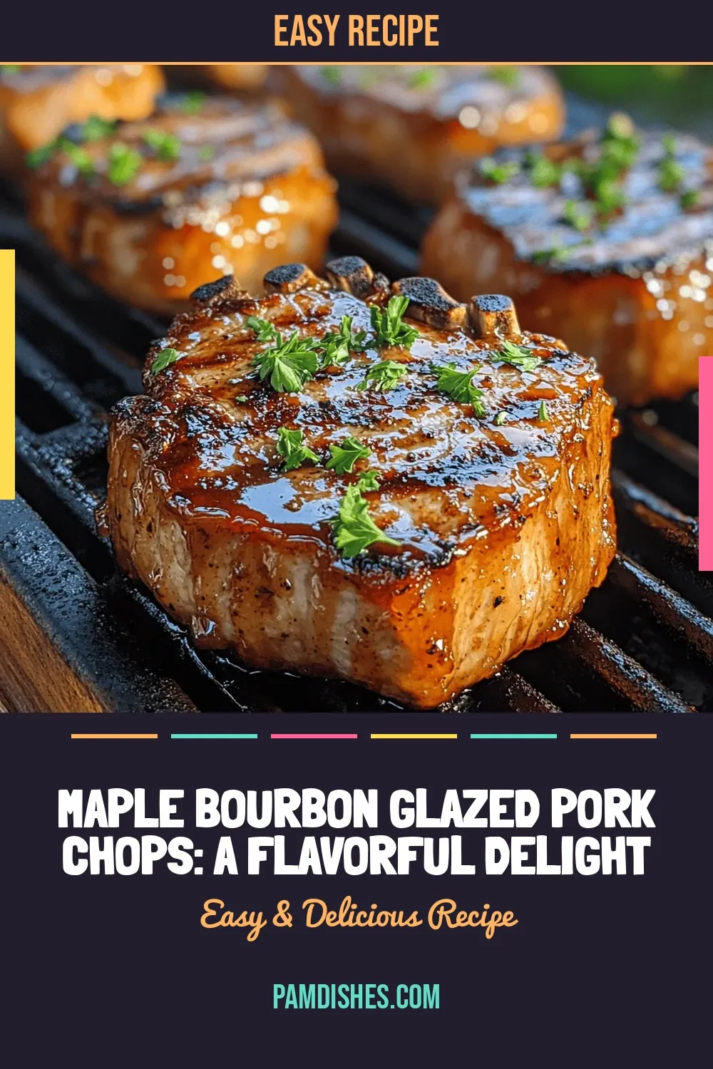 Maple Bourbon Glazed Pork Chops: A Flavorful Delight
