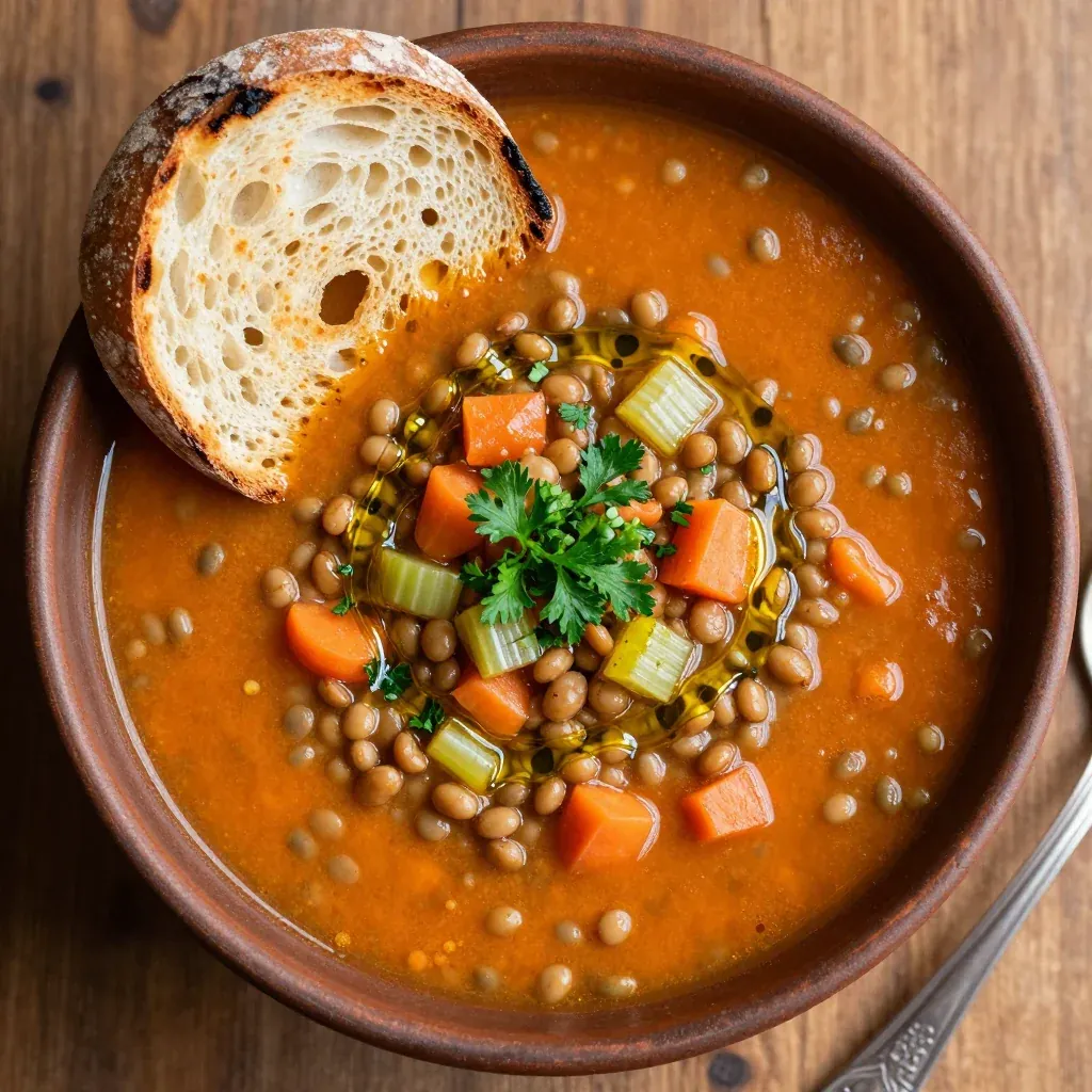 Low-Cost Lentil Soup for MLK Day Family Dinners
