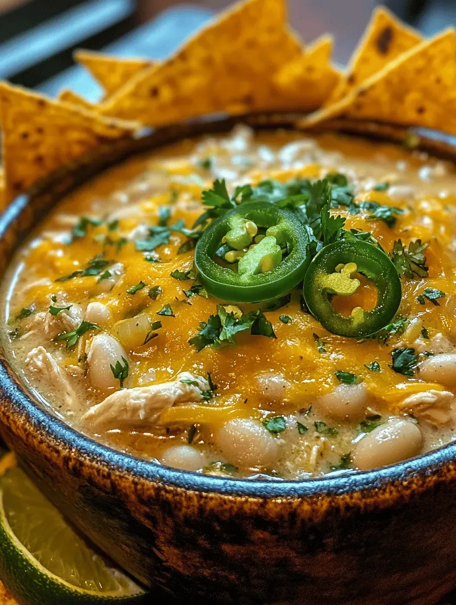 White Chicken Chili Bliss: A Hearty Comfort Food