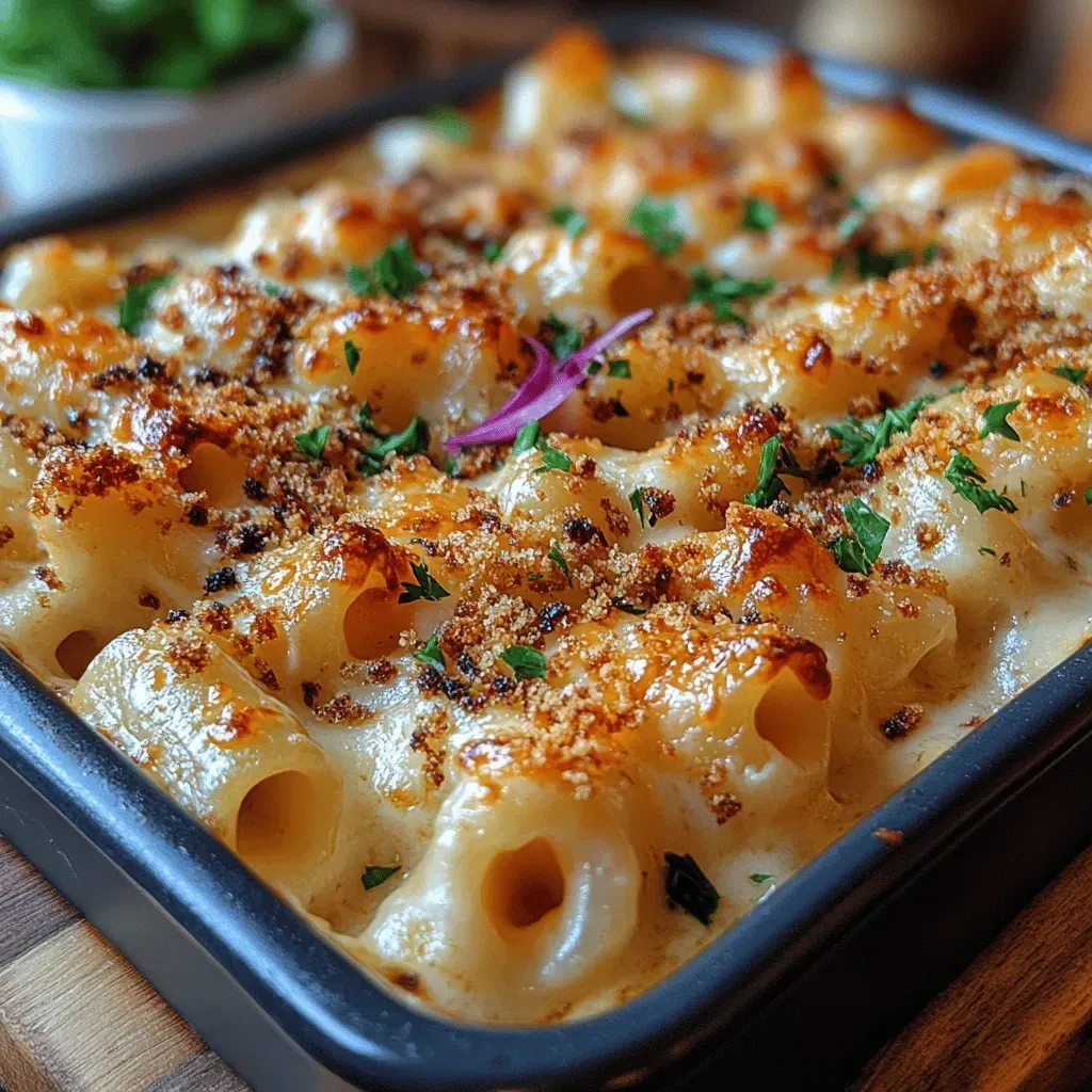 Heavenly Creamy Baked Mac and Cheese Recipe