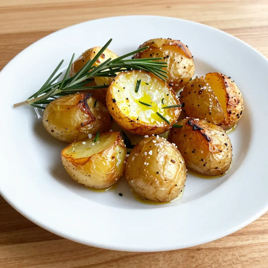 warm roasted garlic and rosemary potatoes for cozy winter dinners