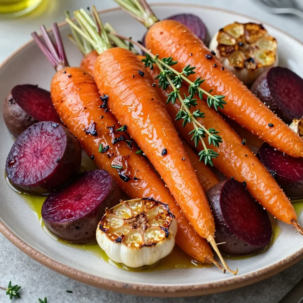 ovenroasted beets and carrots with garlic for nutritious family dinners