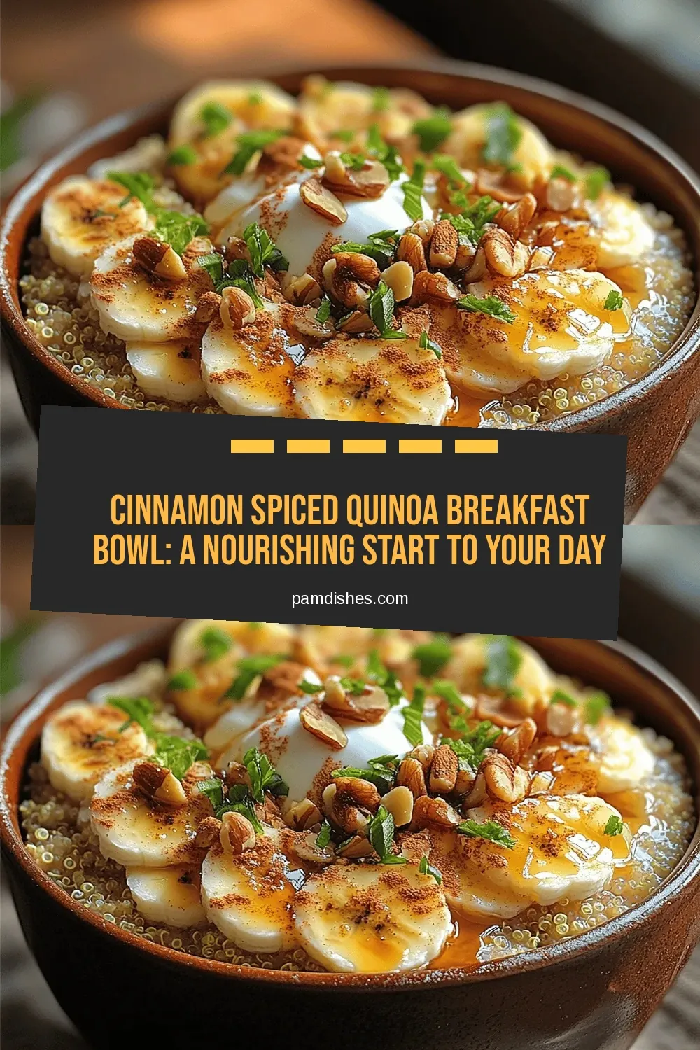 Cinnamon Spiced Quinoa Breakfast Bowl: A Nourishing Start to Your Day