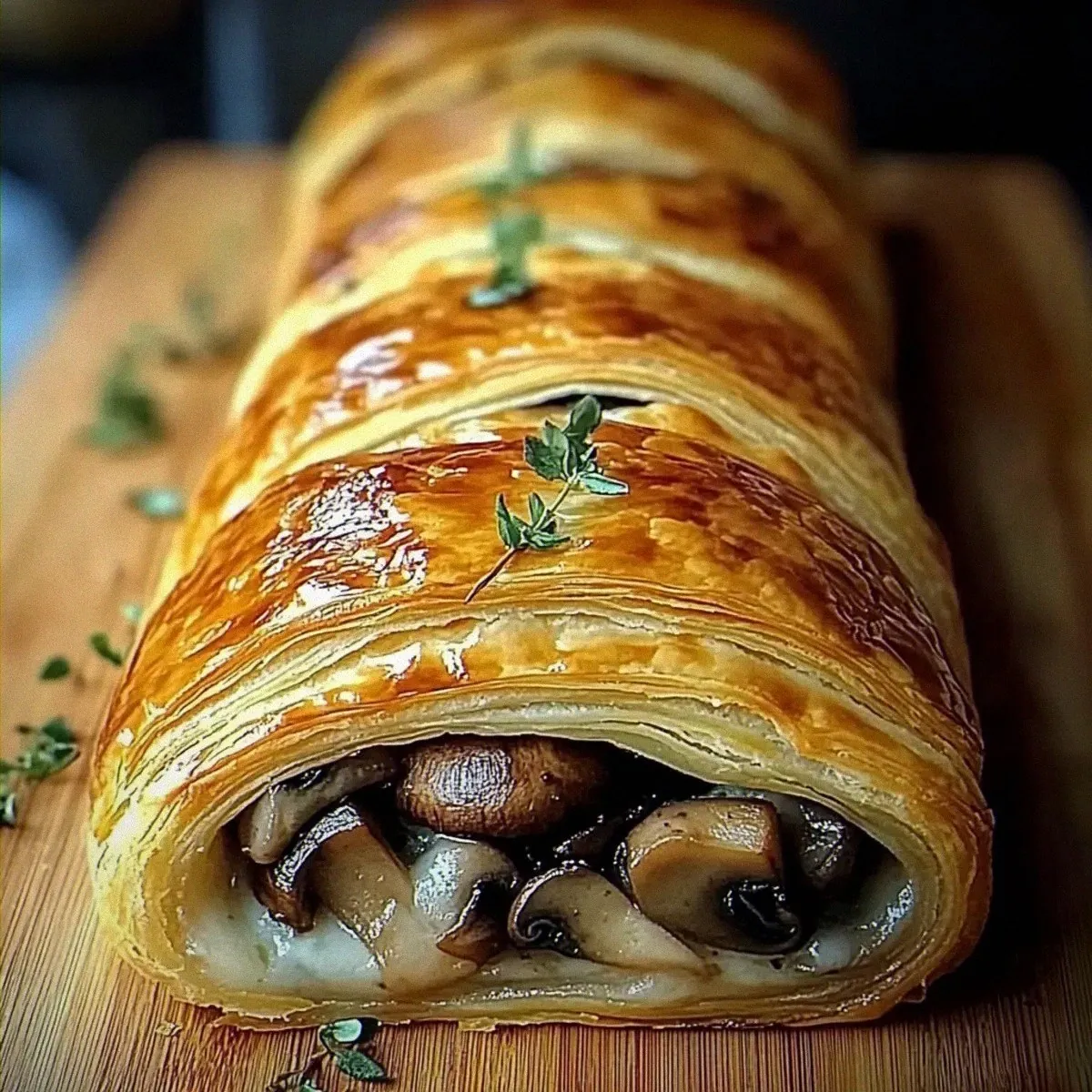 Mushroom and Gruyère Puff Pastry: A Cozy Gourmet Treat