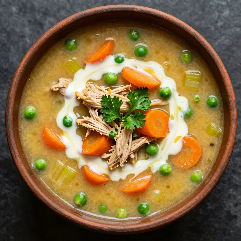 Winter Creamy Chicken and Vegetable Soup