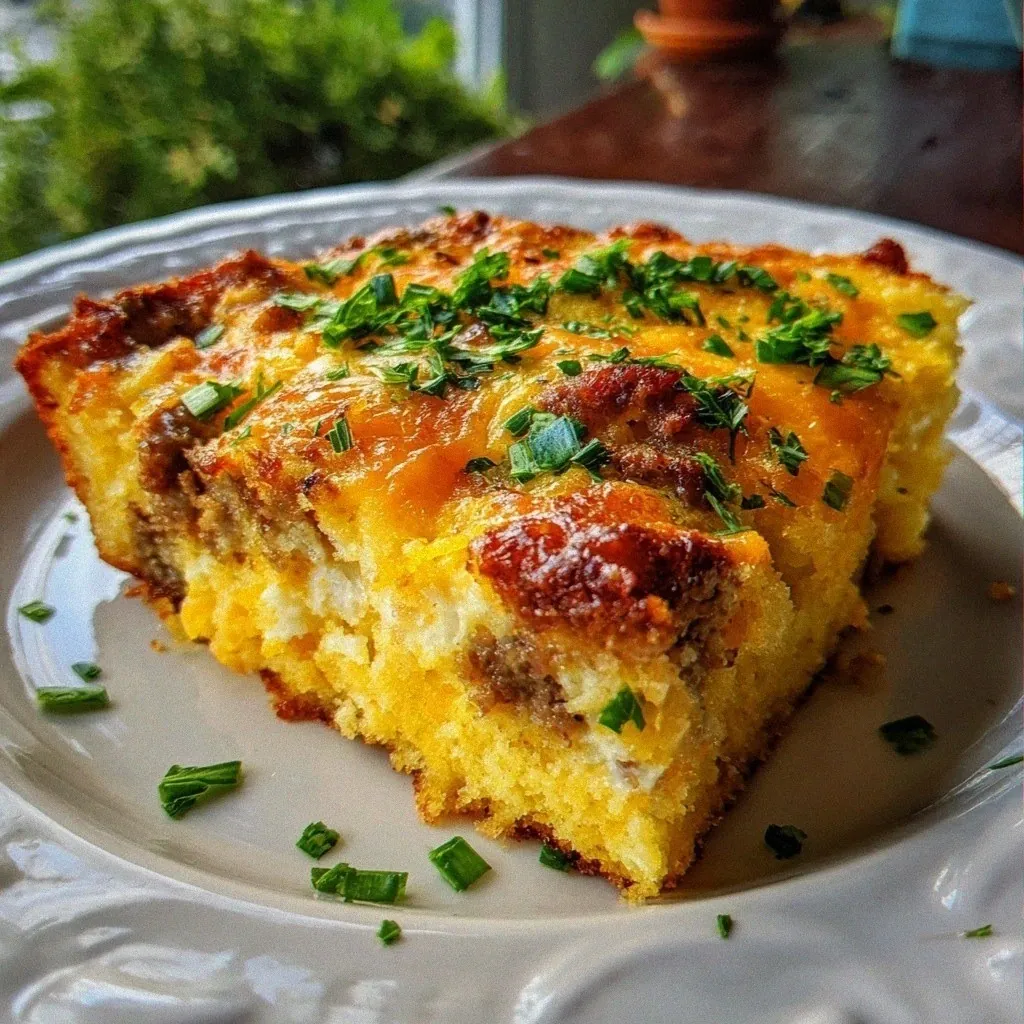 Southern Cornbread Breakfast Casserole
