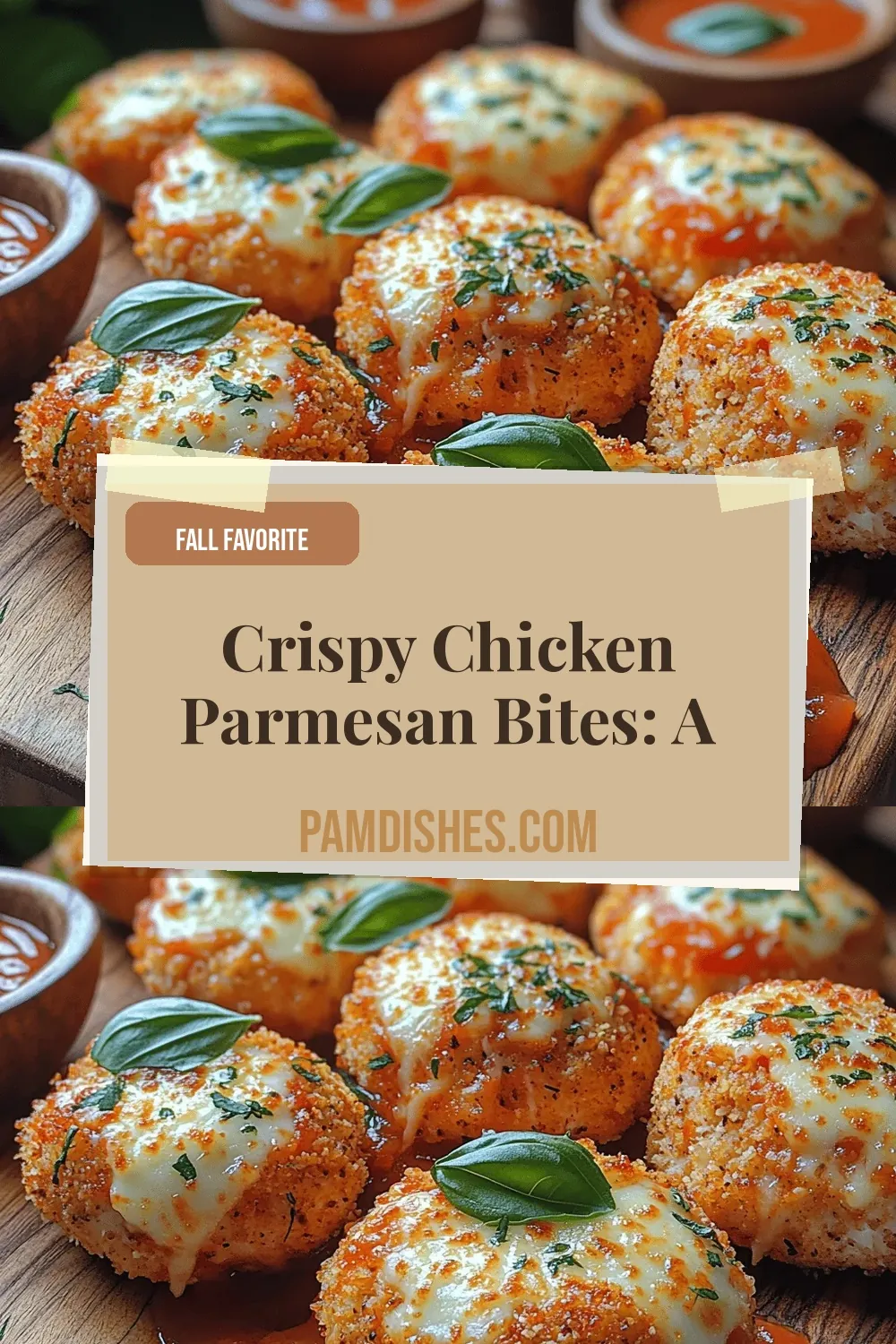 Crispy Chicken Parmesan Bites: A Delightful Appetizer