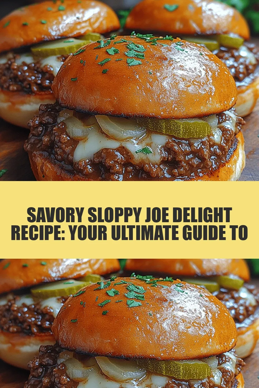 Savory Sloppy Joe Delight Recipe: Your Ultimate Guide to Comfort Food