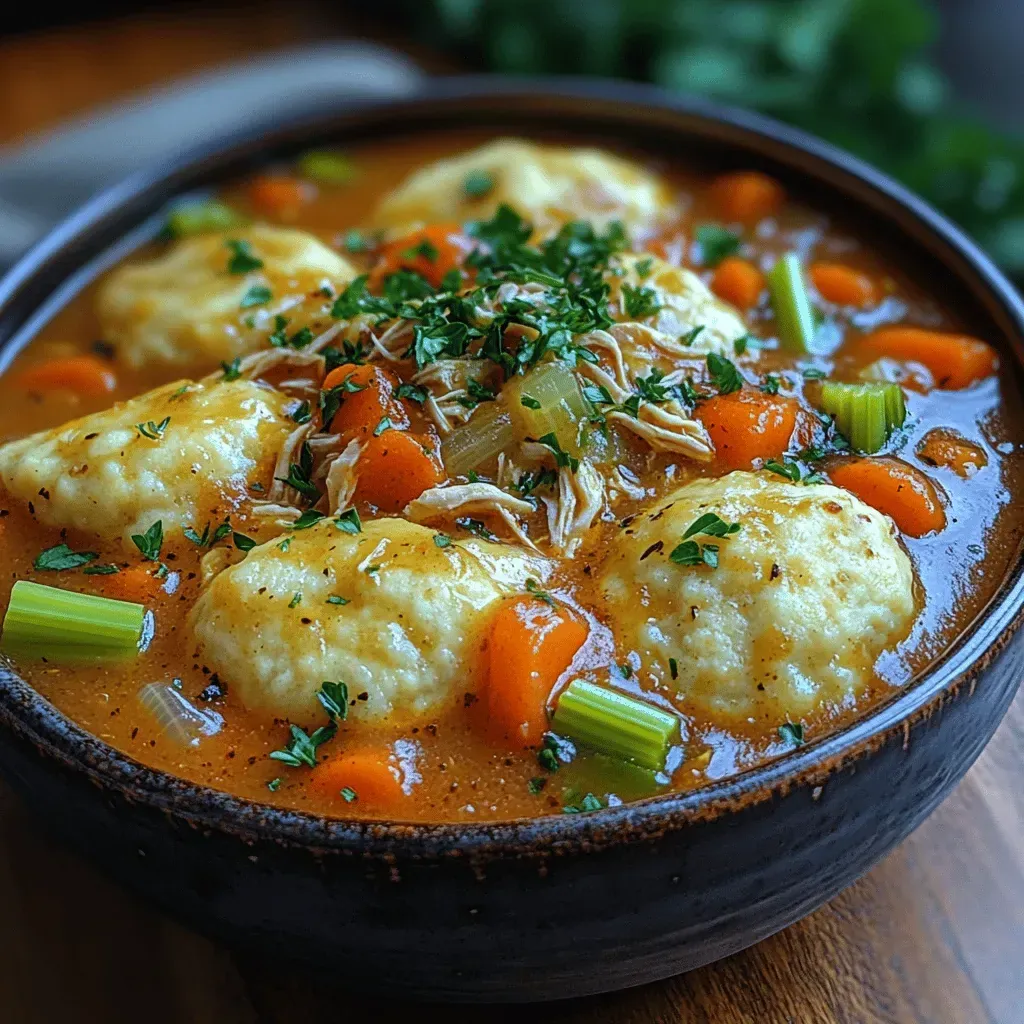 Cozy Homestyle Chicken and Dumplings