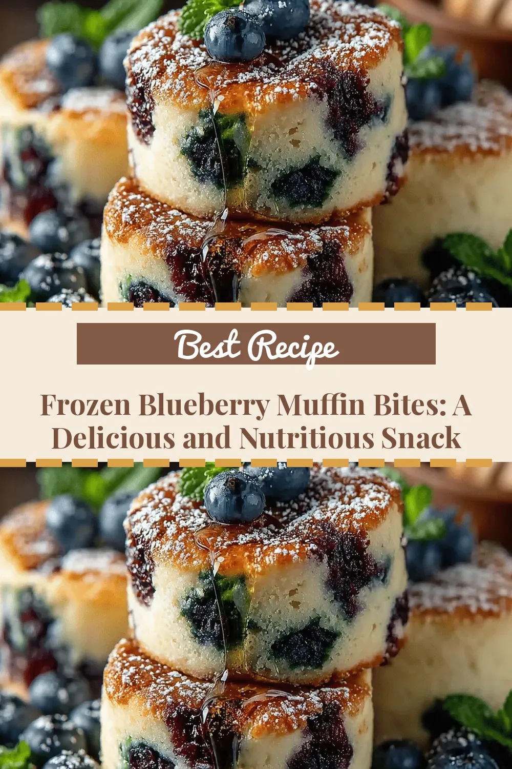 Frozen Blueberry Muffin Bites: A Delicious and Nutritious Snack