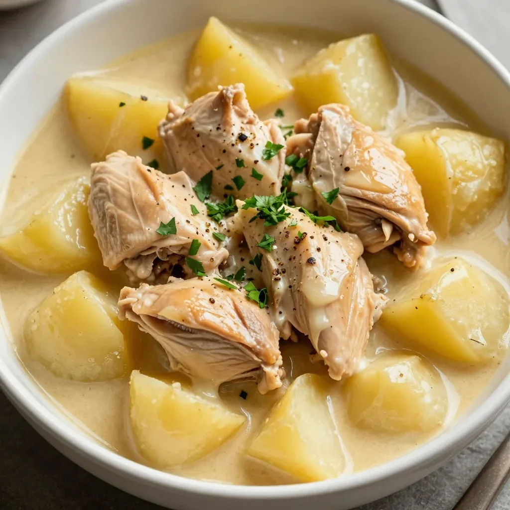 Slow Cooker Creamy Chicken and Potato for Effortless Comfort