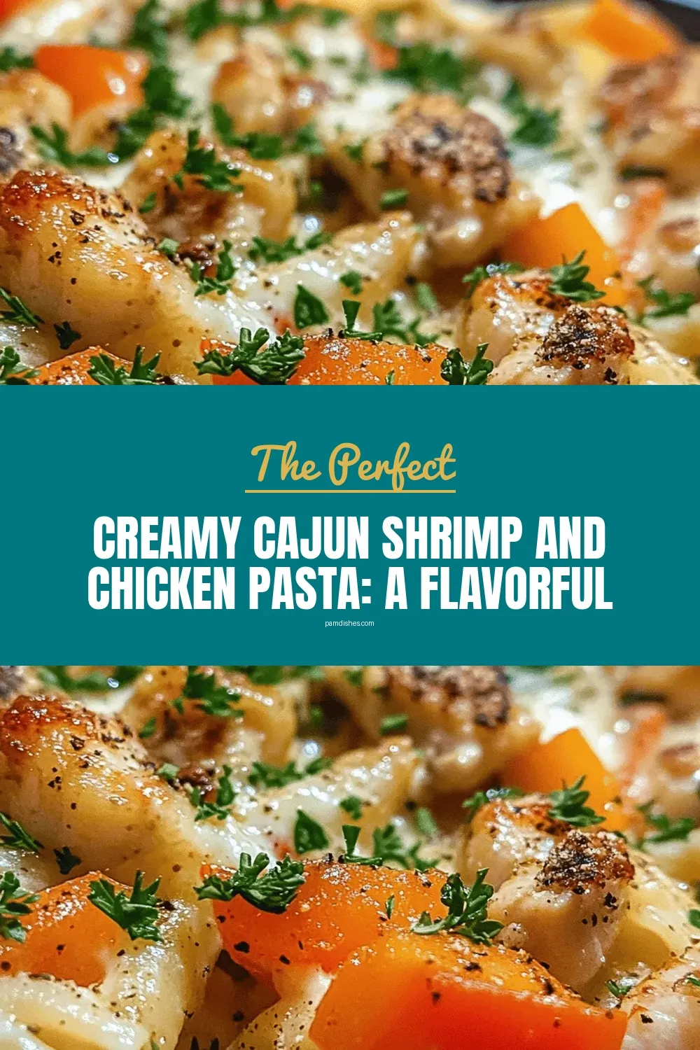 Creamy Cajun Shrimp and Chicken Pasta: A Flavorful Delight