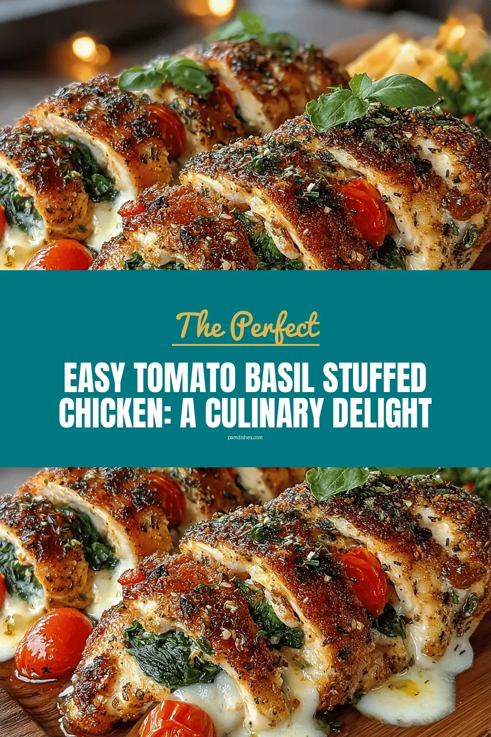 Easy Tomato Basil Stuffed Chicken: A Culinary Delight