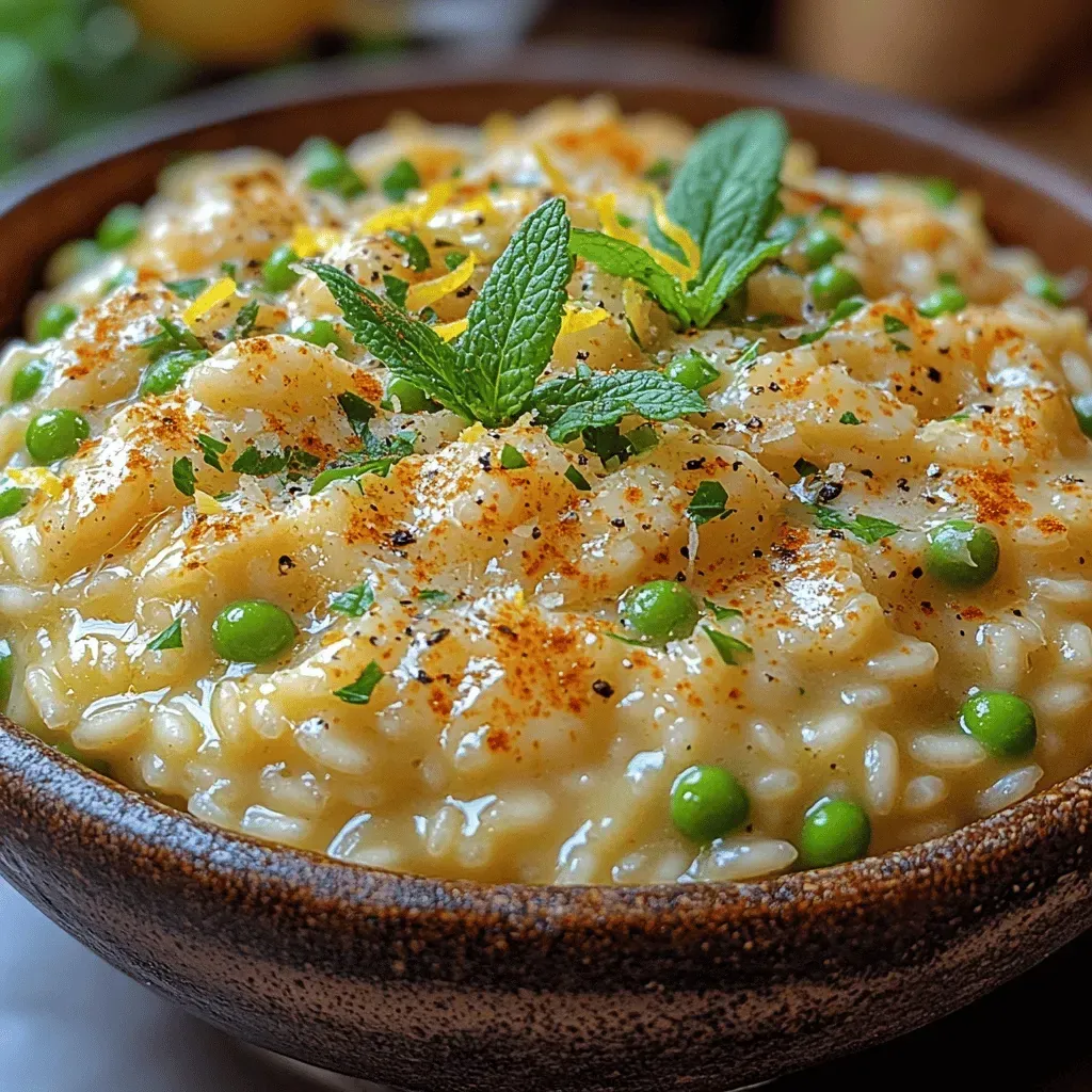 Creamy Spring Pea Risotto: A Delightful Culinary Journey