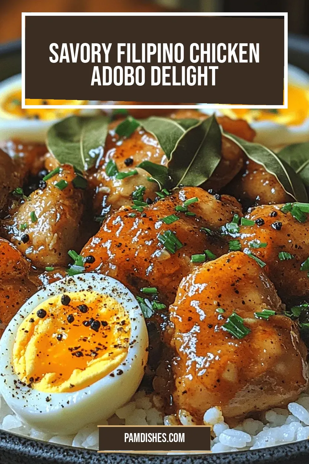 Savory Filipino Chicken Adobo Delight