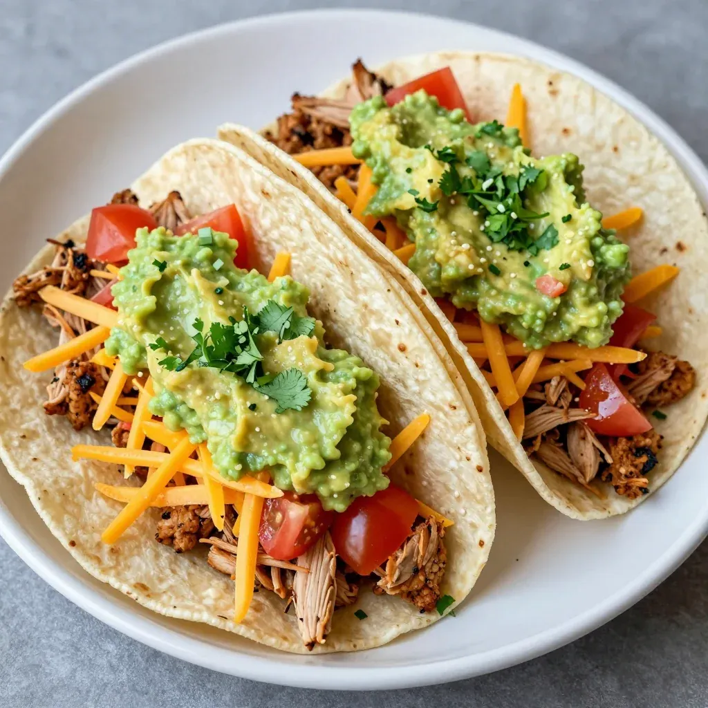 Kid Friendly Turkey Tacos with Homemade Guacamole