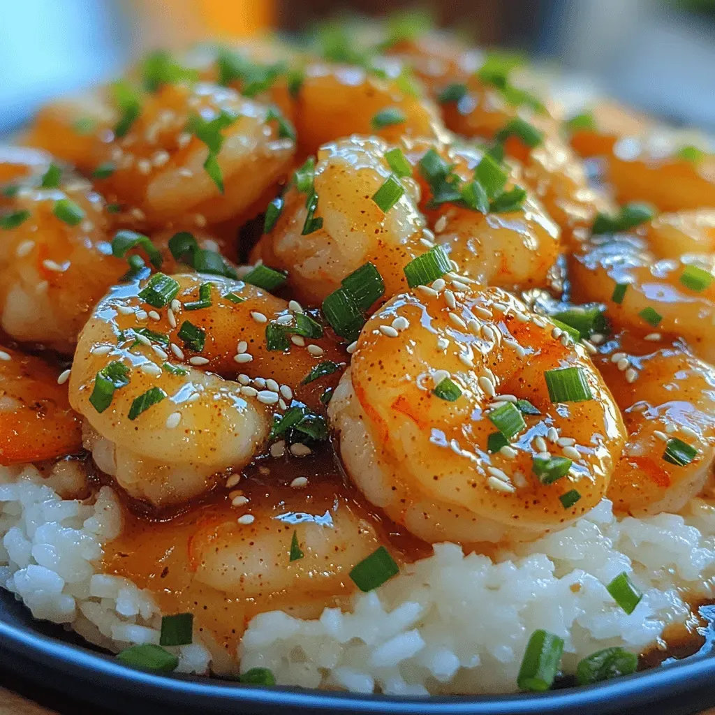 Sweet & Sticky Honey Garlic Shrimp: A Flavorful Delight