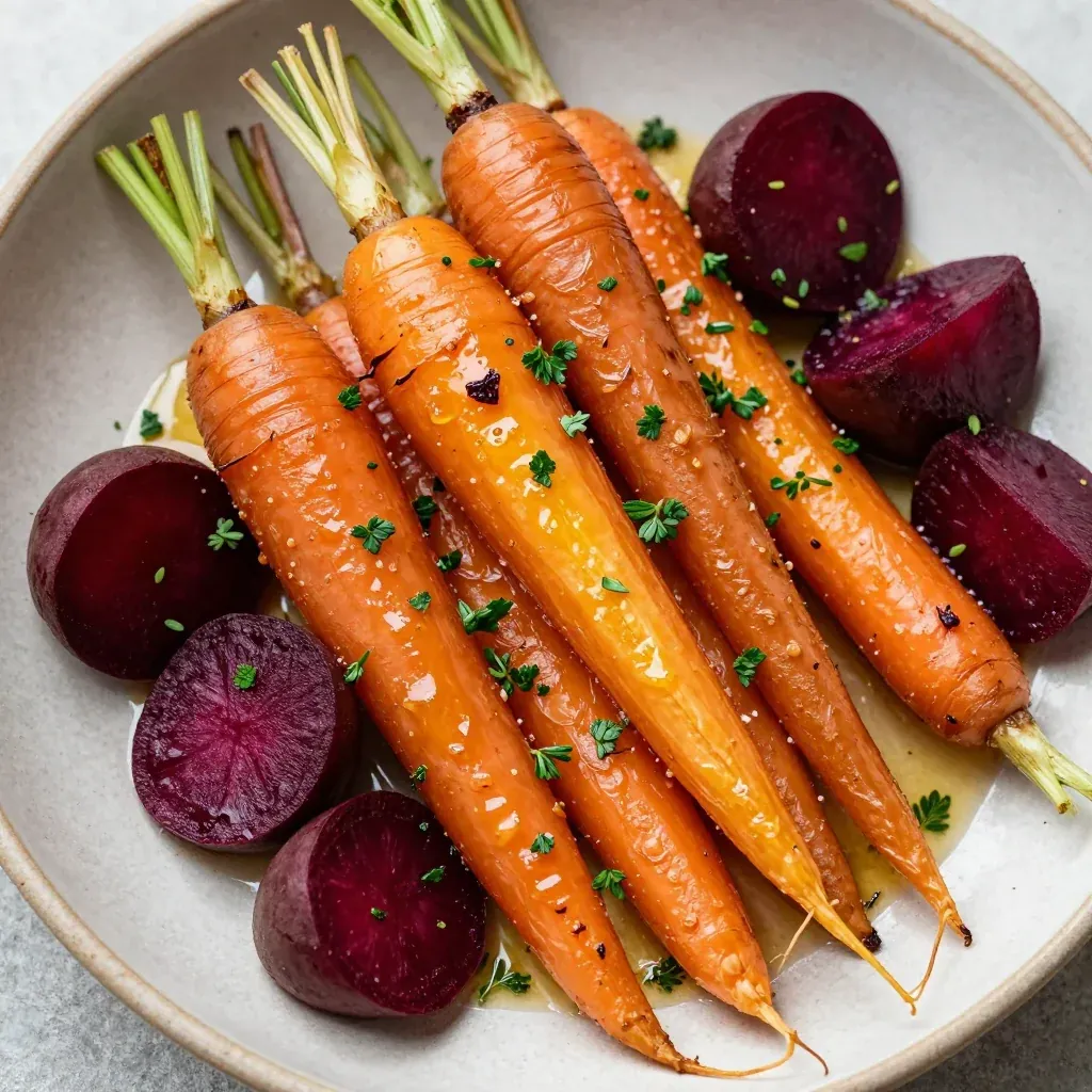 warm lemon roasted carrots and beets for light family suppers